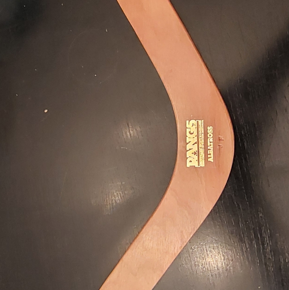 Vintage Wooden Rangs Hand Crafted Boomerang Albatross